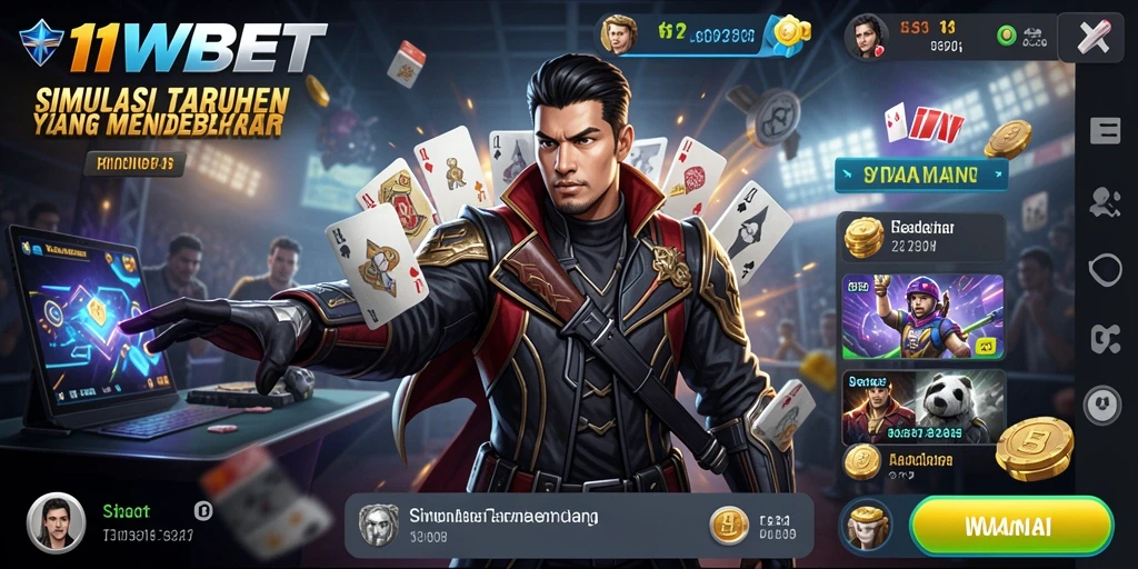 Tampilan gameplay menarik dari 11WBET dengan suasana taruhan real-time.