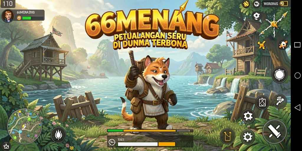 Tangkapan layar aksi seru dalam dunia terbuka 66MENANG.