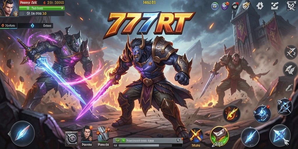 Screenshot gameplay 777RT menampilkan aksi seru yang mendebarkan.