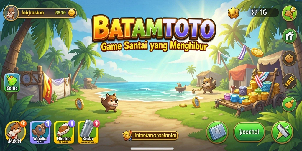 Tampilan gameplay menarik dari BATAMTOTO yang penuh warna.