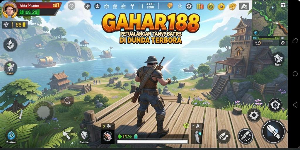 Tampilan gameplay seru dalam dunia terbuka GAHAR188.