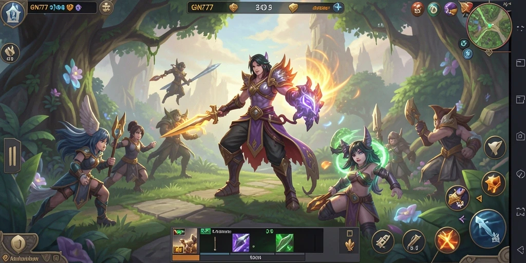 Gameplay menarik dari GN777 dalam dunia MMORPG yang epik.