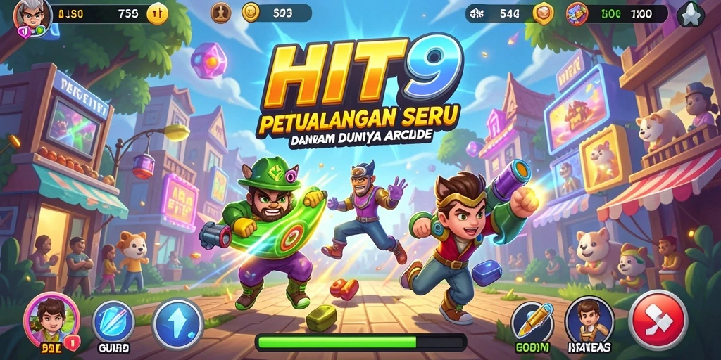 Tampilkan gameplay seru dari HIT9 dengan tantangan dan karakter menarik.