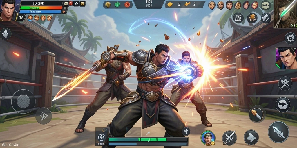 Tampilan dinamis gameplay <strong>IDKLUB</strong> yang menegangkan dan seru.