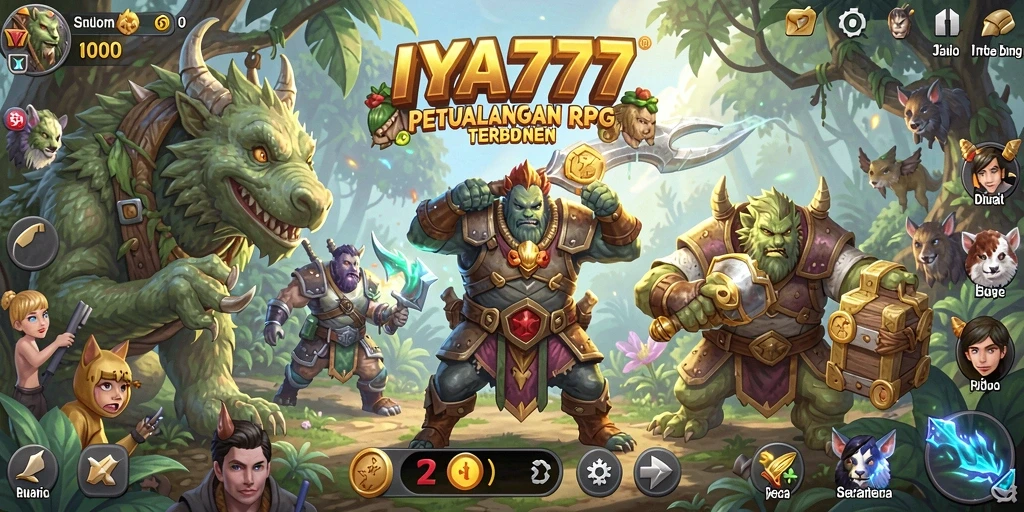 Tampilan gameplay <strong>IYA777</strong> yang memukau dengan elemen ARPG yang dinamis.