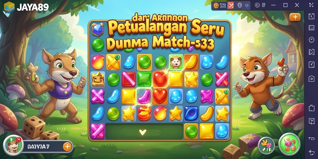 Tampilan gameplay seru penuh warna di JAYA89.