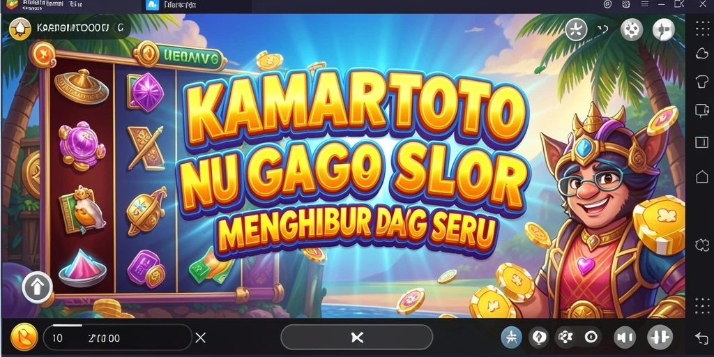 Screenshot gameplay KAMARTOTO menunjukkan keseruan permainan Slot.