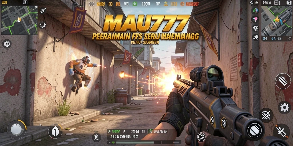 Tangkapan layar gameplay MAU777 yang penuh aksi di peta yang menegangkan.